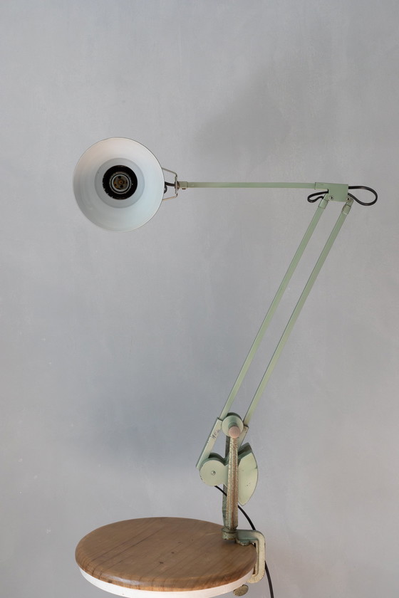 Image 1 of Vintage Industriële Erpé Bureau/Werklamp