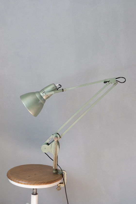 Image 1 of Vintage Industriële Erpé Bureau/Werklamp