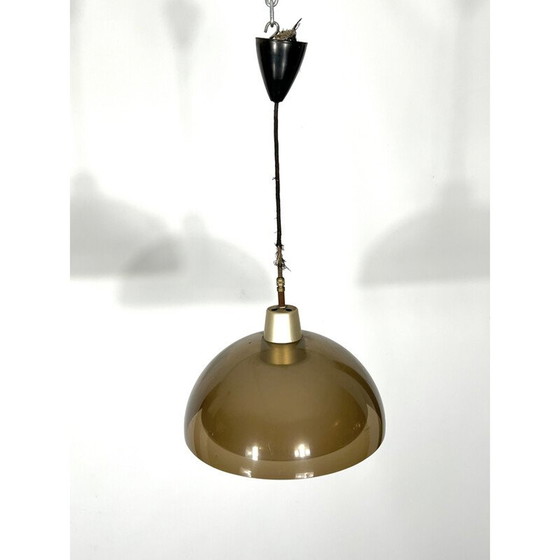 Image 1 of Paar vintage plexiglas kroonluchters van Candle, Italië 1970