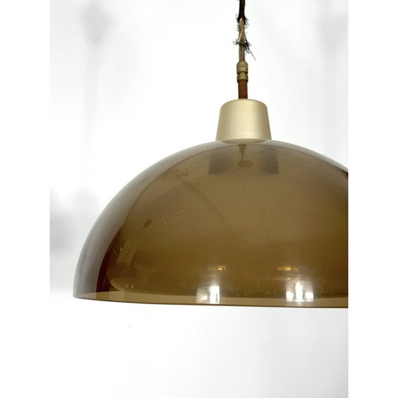 Image 1 of Paar vintage plexiglas kroonluchters van Candle, Italië 1970