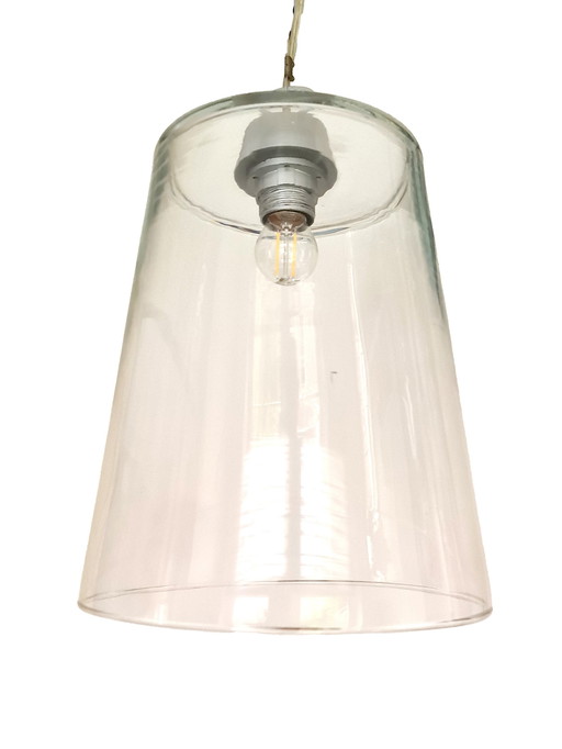 V&D Hanglamp - Glas - Ca, 2000 - Nederland