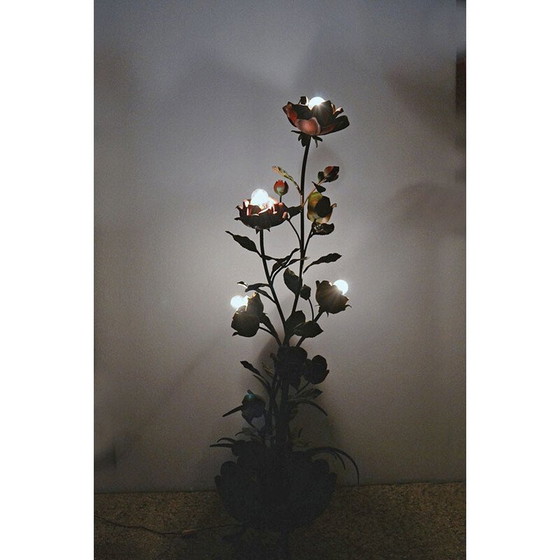 Image 1 of Vintage italiaanse sculpturale ijzeren vloerlamp, jaren 1960