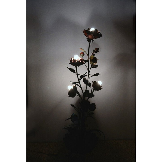 Image 1 of Vintage italiaanse sculpturale ijzeren vloerlamp, jaren 1960