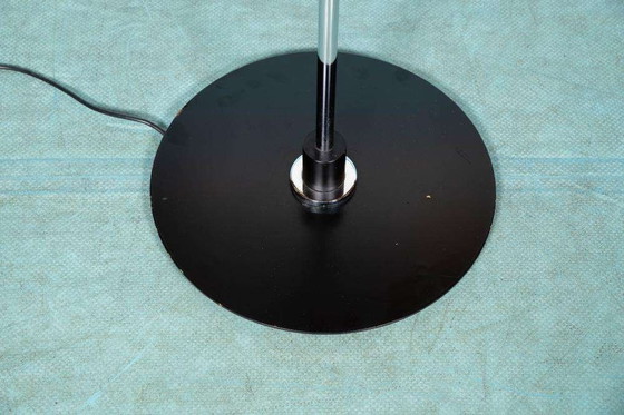 Image 1 of Minimalist vloerlamp glas chroom, Bauhaus style floor lamp