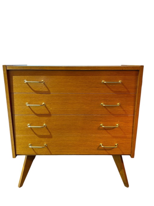 Eiken Compass Leg Chest Of Drawers