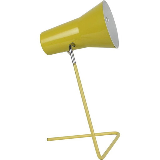 Vintage metalen lamp van Drupol, Tsjecho-Slowakije 1960