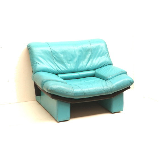 Image 1 of Leren Ambassador fauteuil van Nicoletti Salotti voor Avanti uit de jaren '80