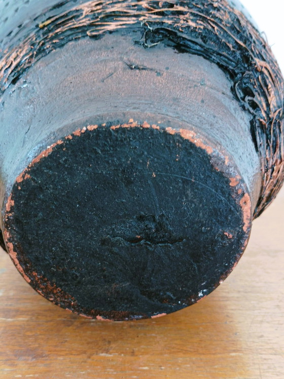 Image 1 of Gelakte terracotta pot