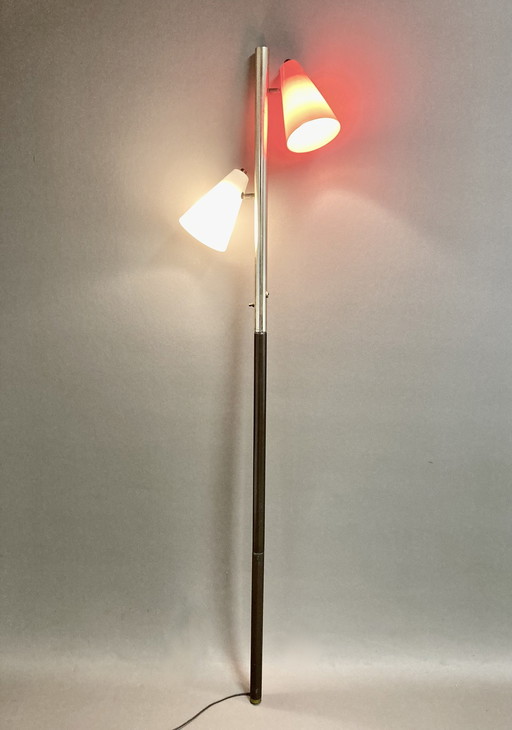 Amerikaanse design vloerlamp, 1950.