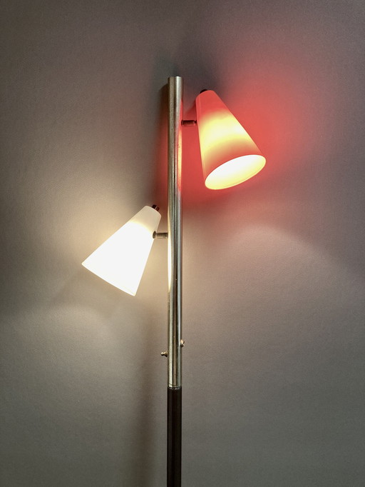 Amerikaanse design vloerlamp, 1950.