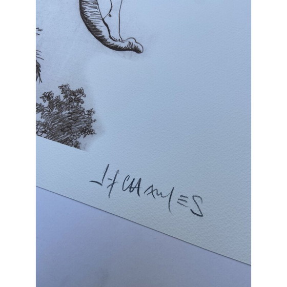 Image 1 of Vintage litho india dreams 1 door Jean-Francois Charles