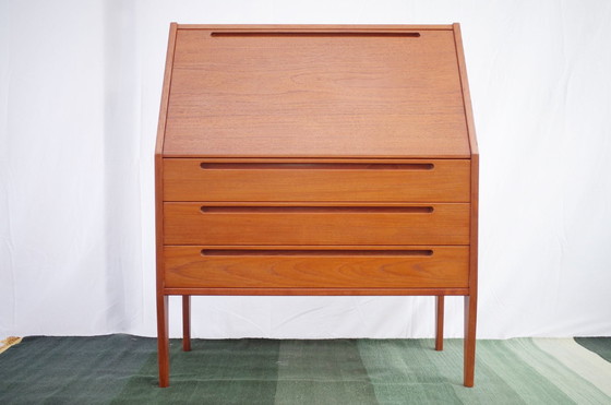 Image 1 of Deens vintage secretaire Kai Kristiansen teakhout