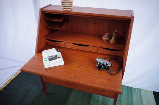 Image 1 of Deens vintage secretaire Kai Kristiansen teakhout