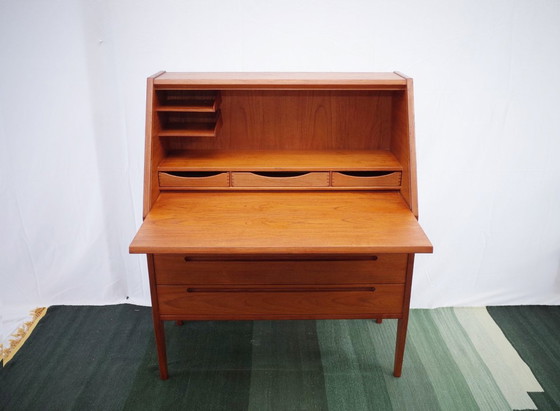 Image 1 of Deens vintage secretaire Kai Kristiansen teakhout