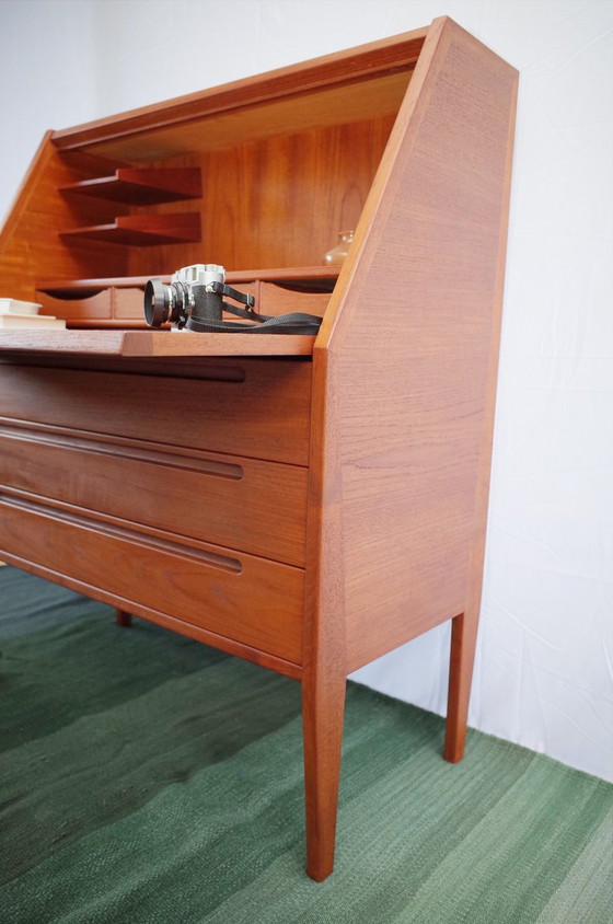 Image 1 of Deens vintage secretaire Kai Kristiansen teakhout