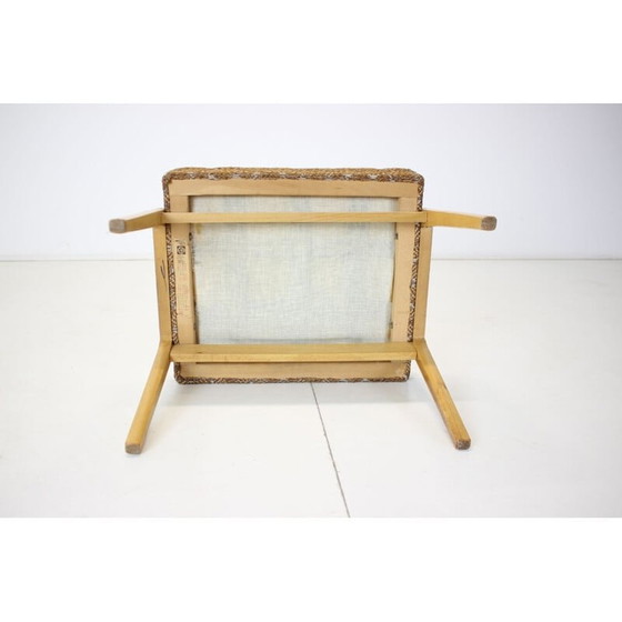 Image 1 of Houten krukje uit Mid Century, jaren 1966