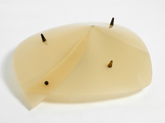 Image 1 of Prachtige en zeldzame Mid Century moderne plexiglas plafondlamp