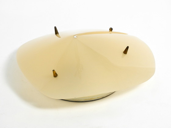 Image 1 of Prachtige en zeldzame Mid Century moderne plexiglas plafondlamp