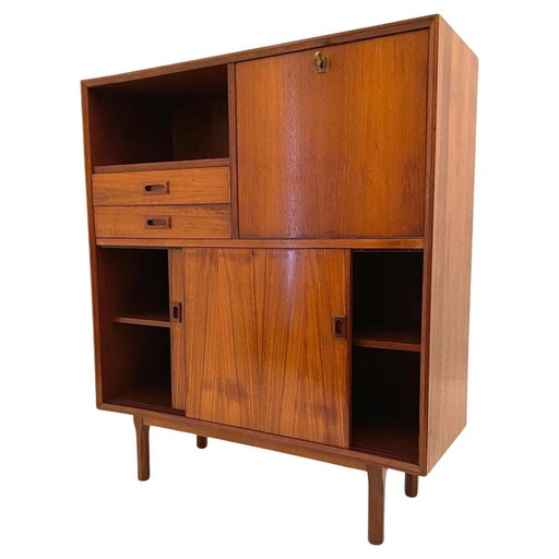 1X Mid Century Modern Teak kabinet, Italië 1960S