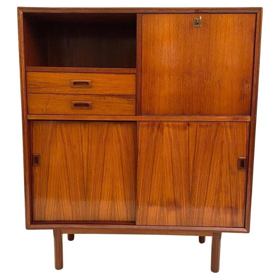 Image 1 of 1X Mid Century Modern Teak kabinet, Italië 1960S