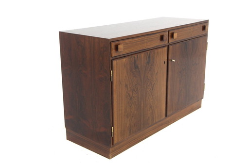 Scandinavisch "palissander" dressoir, O. Bank Larsen, Skjern, Denemarken, 1960