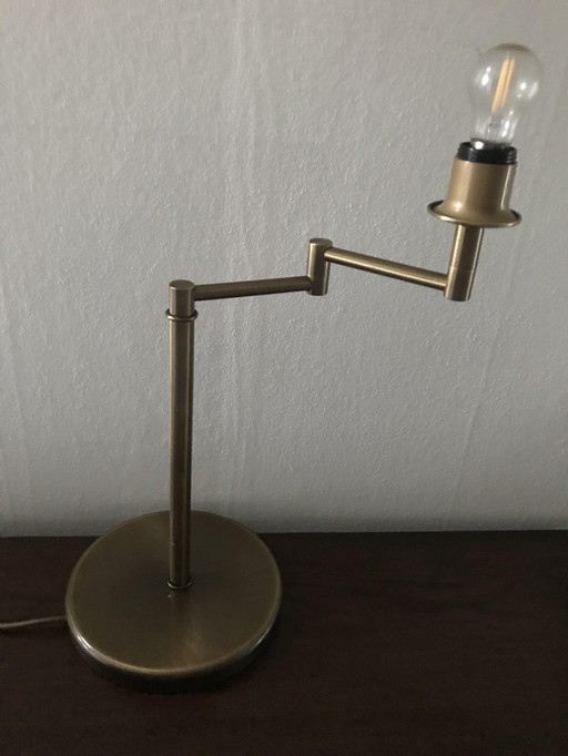 Vintage Tafellamp Paul Neuhaus Messing Draaibaar