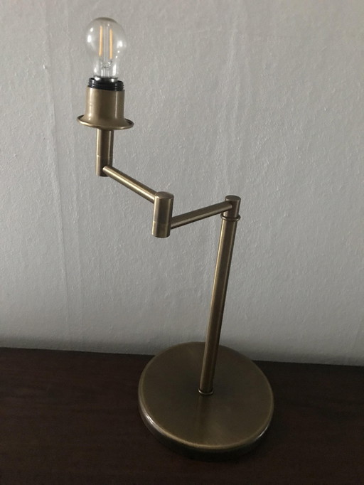Vintage Tafellamp Paul Neuhaus Messing Draaibaar