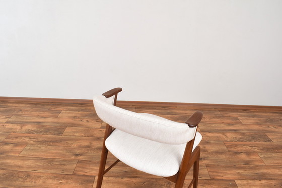 Image 1 of Mid Century Deense Teakhouten fauteuil van Korup Stolefabrik, 1960.