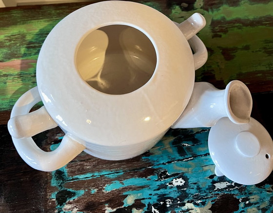 Image 1 of Vintage Deens Keramisch Theepotje van Pollas Design