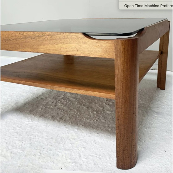 Image 1 of Vintage massief teakhouten salontafel van Myer, 1960