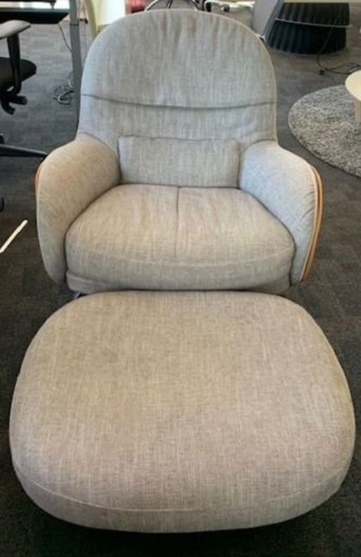 Depadova Louisiana Lounge Chair + Ottoman