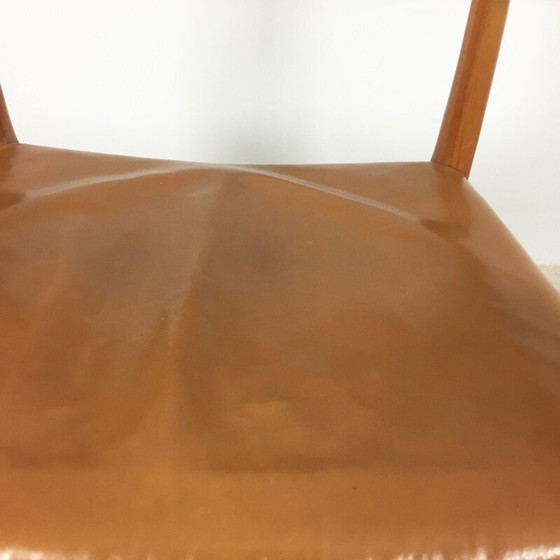 Image 1 of Vintage Teakhouten Fauteuil Model 77 van Niels O. Möller 1960