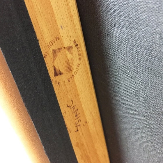 Image 1 of Vintage Teakhouten Fauteuil Model 77 van Niels O. Möller 1960