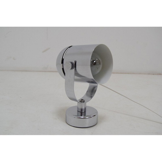 Image 1 of Vintage chromen wandlamp van Stanislav Indra voor Combi lux Tsjecho-Slowakije 1970