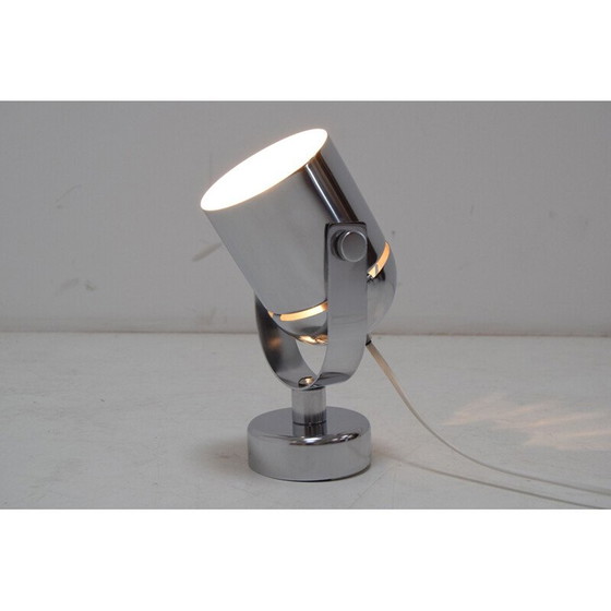 Image 1 of Vintage chromen wandlamp van Stanislav Indra voor Combi lux Tsjecho-Slowakije 1970