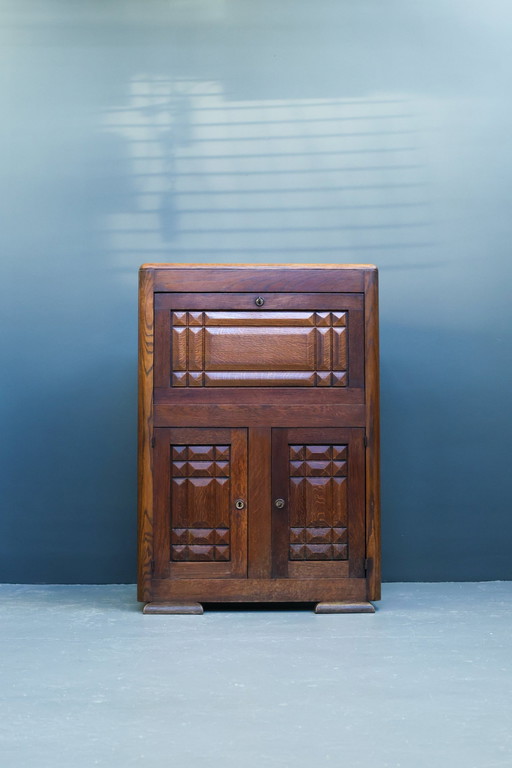 Art Deco kabinet In Stijl Van Charles Dudouyt 1940S