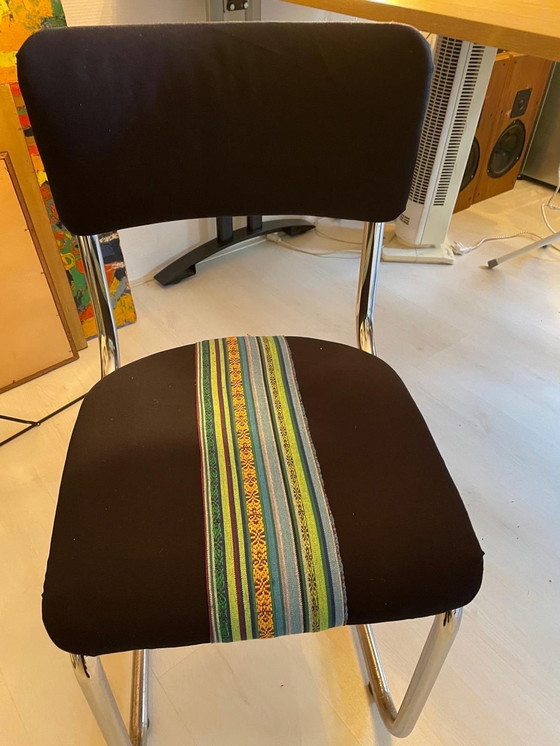 Image 1 of Vintage Design Tafel En Tubax Buis Stoelen