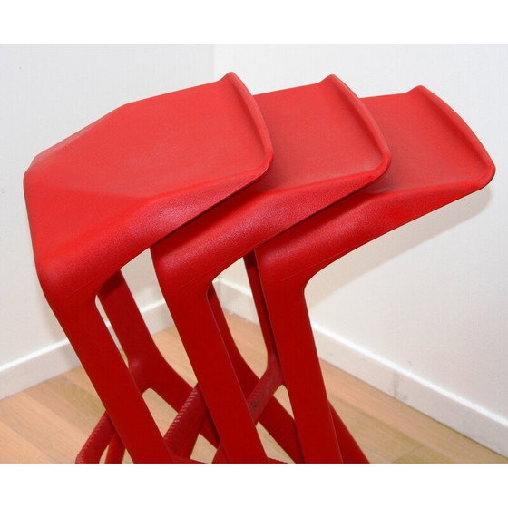 Image 1 of Set van 3 vintage Miura Prank krukken in polypropyleen van Konstantin Grcic