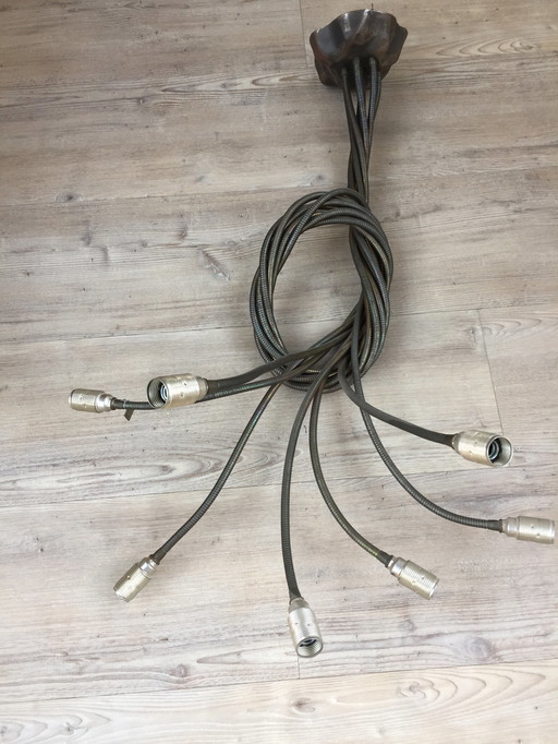 2x Tom Kater hanglamp met 7 flex armen