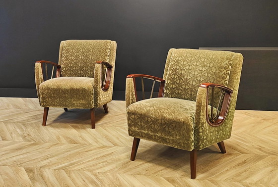 Image 1 of 2x Mid Century fauteuil