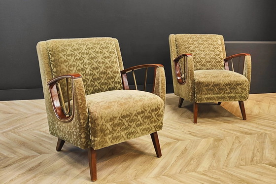 Image 1 of 2x Mid Century fauteuil