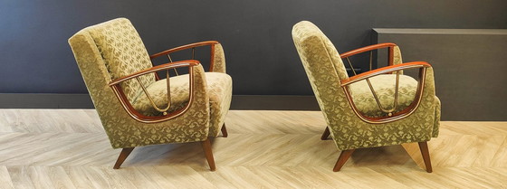 Image 1 of 2x Mid Century fauteuil