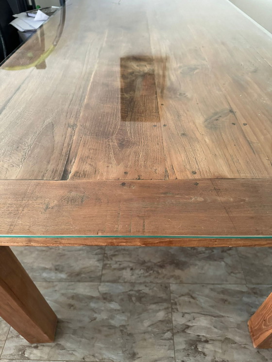 Image 1 of Vintage Houten tafel