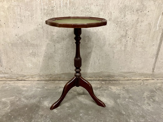 Image 1 of Vintage small round side table