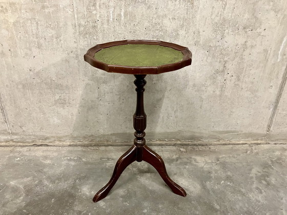 Image 1 of Vintage small round side table