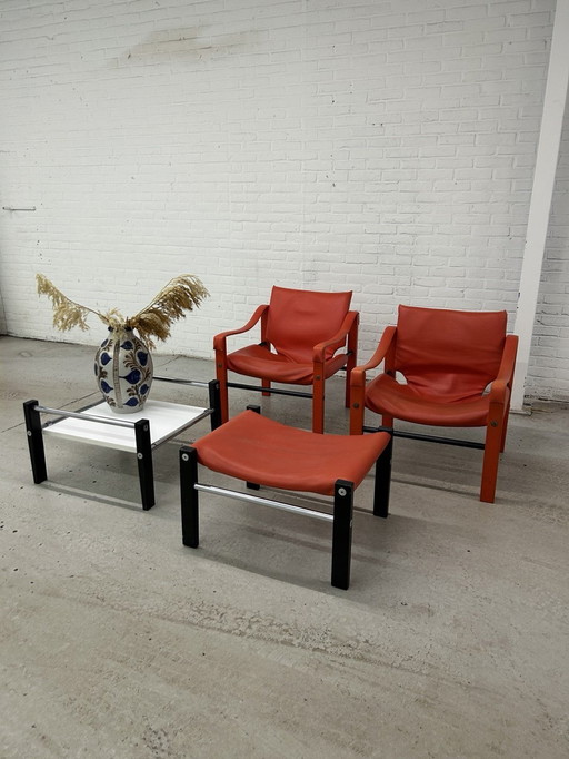 Vintage Arkana Safari Chairs / Set