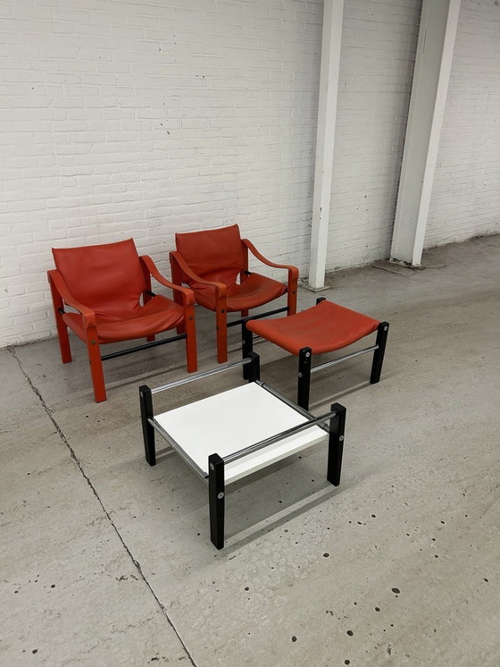 Image 1 of Vintage Arkana Safari Chairs / Set