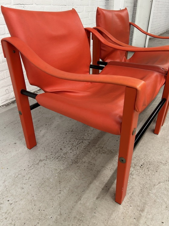 Image 1 of Vintage Arkana Safari Chairs / Set