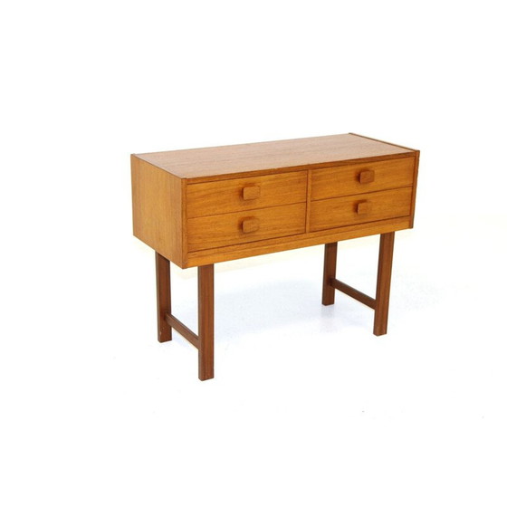 Image 1 of Vintage ladekast van teak en beuken, Zweden 1960