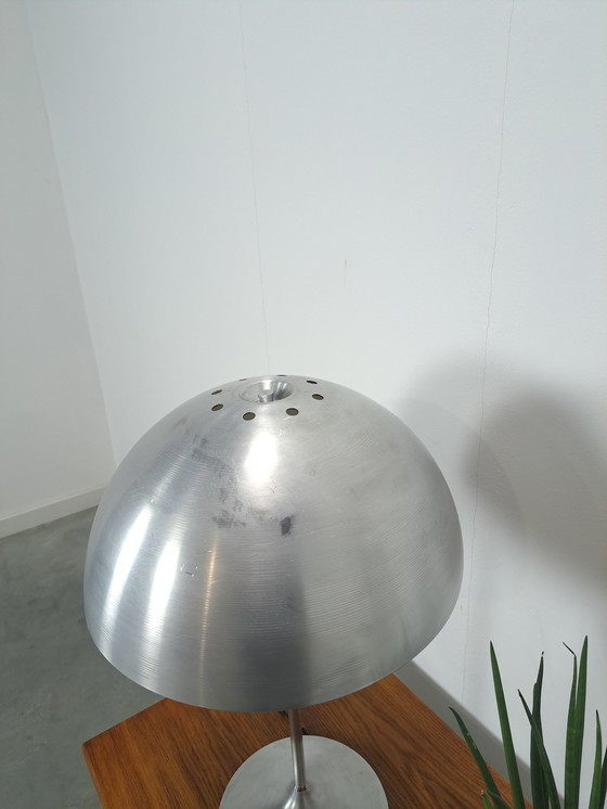 Image 1 of Zilverkleurige Tafel Bollamp